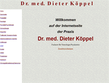 Tablet Screenshot of nervenarzt-regenstauf.de